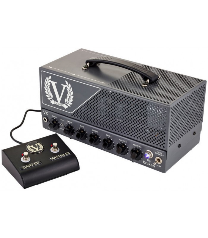 VICTORY AMP VX Head - Tête 50 Watts tout lampes "The Kraken", Made in UK - Rockamusic