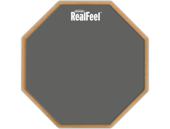 EVANS RF-12G - Pad entrainement 12" hexagonal, Real Feel