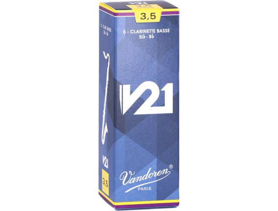 VANDOREN CR8235 - Boîte de 5 anches clarinette basse V21 3,5