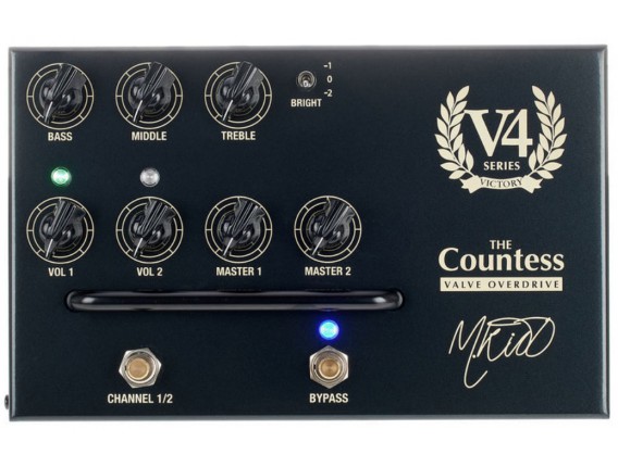 VICTORY AMP Countess Pedal - Pédale Préampli "The Countess" à lampes, Made in UK