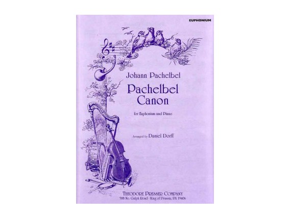 Pachelbel Canon For Euphonium and Piano - J. Pachelbel, D.Dorff - Ed. Presser Company