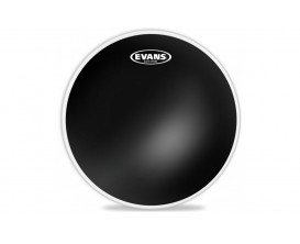 EVANS TT14CHR - Peau Evans Black Chrome pour tom ou caisse claire, 14 pouces