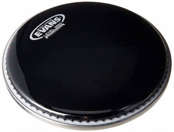 EVANS TT10CHR - Peau Black Chrome, 10 pouces