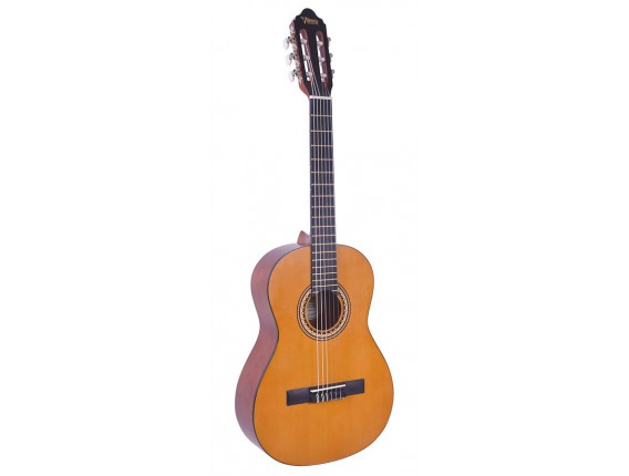 VALENCIA VC-203 NAT - Guitare classique études 3/4, table épicéa, Finition Naturel