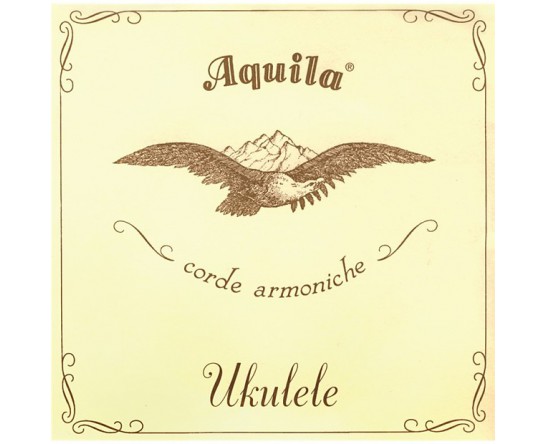 Cordes Ukulélé Concert Aquila 7U Nylgut - Jeu De 4 Cordes - Son Authentique, Stable Accordage