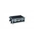 ROCKCASE RC23050B - Pedalboard en Flight Case, 63 x 42 x 18 cm, Capot amovible, avec roulettes, noir
