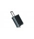 ROCKCASE RC23050B - Pedalboard en Flight Case, 63 x 42 x 18 cm, Capot amovible, avec roulettes, noir