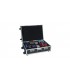 ROCKCASE RC23050B - Pedalboard en Flight Case, 63 x 42 x 18 cm, Capot amovible, avec roulettes, noir