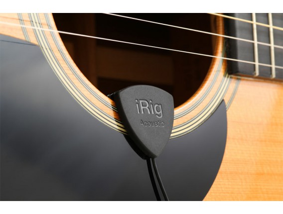 IK MULTIMEDIA iRig Acoustic - Interface micro pour intsruments acoustiques pour iPhone, iPad, iPod Touch, Mac Blanc