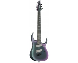 IBANEZ RGD71ALMS-BAM - Guitare électrique 7 cordes, Multi Scale, Black Aurora Burst Matte