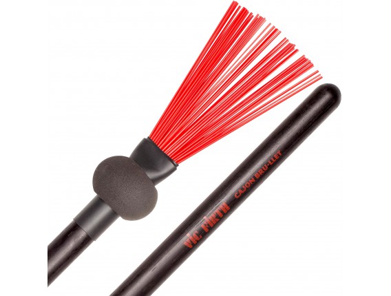 VIC FIRTH CB1 - Paire de Balais / Mailloches hybrides pour cajon