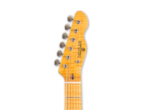 MAYBACH Teleman Thinline 68 VW - Guitare Custom Shop type Tele, Corps aulne Thinline, Manche et touche érable, Micros Van Zandt