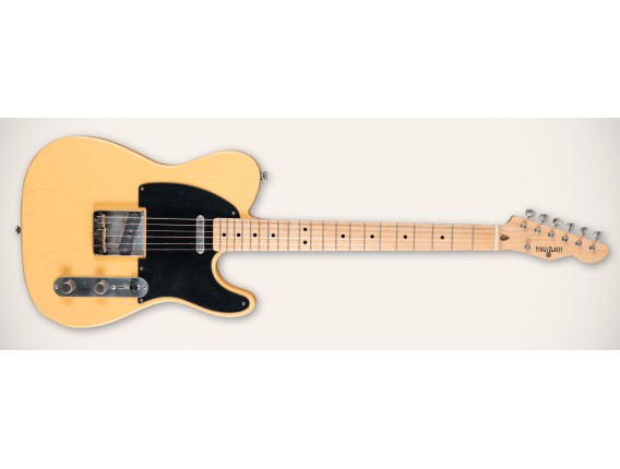 MAYBACH Teleman T54 Butterscotch Blackguard Aged - Guitare type Tele, Corps Sugar Pine, Manche et touche érable, Micros Custom 