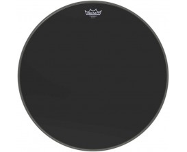 REMO P3-1022-ES - Peau Powerstroke 3 Ebony 22" + renfort pour grosse caisse