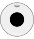 REMO CS-0316-10 - Peau CS Transparente 16" + rond noir, pour Caisse claire/ Tom sur pieds