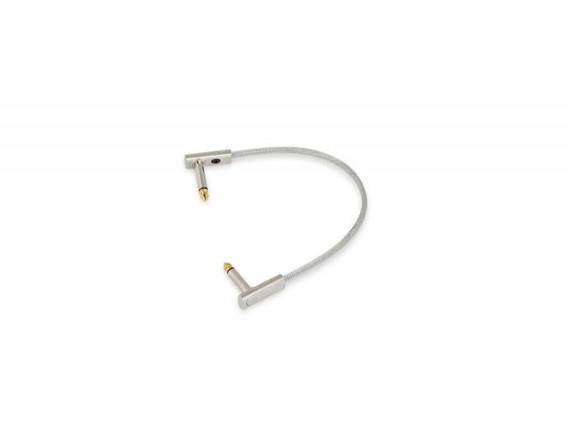 ROCKBOARD RBO CAB PC F 20 SP - Câble patch plat 20 cm SAPPHIRE, jack-jack mono 6.35, pour Pedalboard