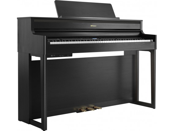 ROLAND HP704-CH- Piano meuble numérique, Charcoal Black (satiné)