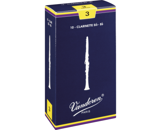 VANDOREN - CR1035 - Boite de 10 anches Clarinette SiB - Force 3.5