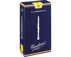VANDOREN CR1025 - Boite de 10 anches Clarinette SiB - Force 2.5