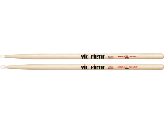 VIC FIRTH 5AN - Paire de baguettes 5AN, American Classic Hickory, Olive Nylon