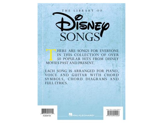 The Library of Disney Songs (PVG) - Hal Leonard