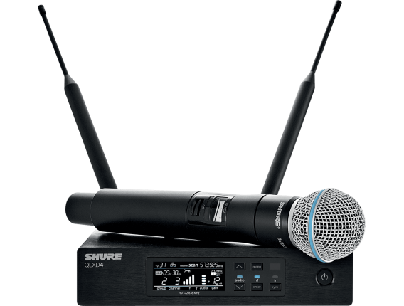 SHURE QLXD24/B58 - Professional Wireless Beta Vocal (Digital Version)