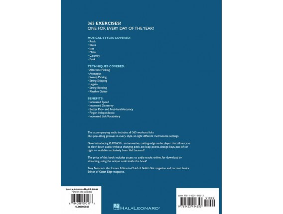 Guitar Aerobics (avec CD) - Troy Nelson - Ed. Hal Leonard