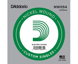D'ADDARIO NW054 - Corde seule avec filet rond en nickel pour guitare électrique 0.54