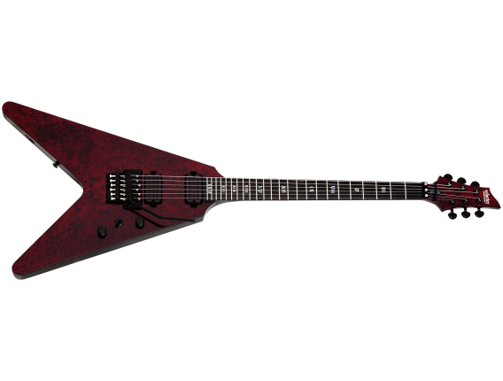 SCHECTER 3054 V1-FR ARR - Guitare V1 Floyd Rose, corps Swamp ash, Micros Shecter USA, Apocalypse Red Reign