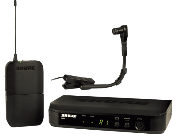 SHURE BLX14E/B98 - Professional Wireless Instrument Microphone (Beta 98H/C)