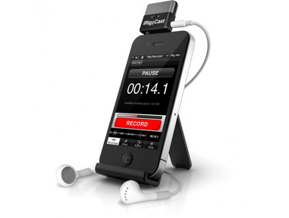 IK MULTIMEDIA iRig MIC Cast - Micro ultra-compact pour iPhone, iPod touch, iPad et Android