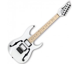 IBANEZ PGMM31-WH - Guitare Electrique 3/4 Mikro Signature Paul Gilbert, Blanc (gigbag Mikro optionnel )