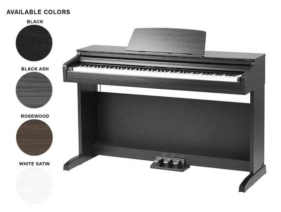 MEDELI DP260 BKA - Piano meuble numérique, Black Ash