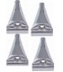 GIBRALTAR SC-CH Bass Drum Claw Hook, 4 Pack