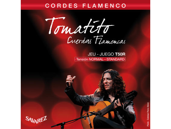 SAVAREZ T50R - Jeu de 6 cordes pour guitare classique Flamenco, Tomatito, Tirant Normal