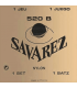 SAVAREZ 520B (BLANC) - Jeu de 6 cordes pour guitare classique, Tirant Faible