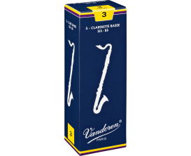 VANDOREN CR123 - Boîte de 5 anches Clarinette Basse - Force 3