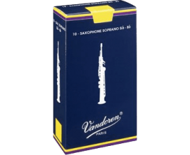 VANDOREN SR2025 - Boîte de 10 anches Sax Soprano - Force 2.5