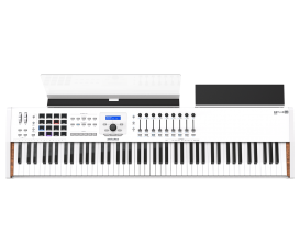 ARTURIA Keylab 88 MKII WH - Clavier maître toucher lourd (Fatar), 88 notes, blanc, seconde édition (MKII)
