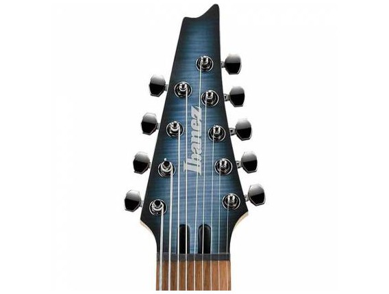 IBANEZ RGIR9FME-FDF - Guitare électrique 9 cordes Iron Label, Micro EMG 909, Faded Denim Burst Flat (no bag / No Case)