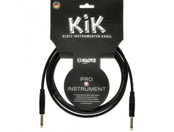 KLOTZ KIKKG6.0PPSW - KIK Câble Instrument 6 m D/D, fiches jack métal
