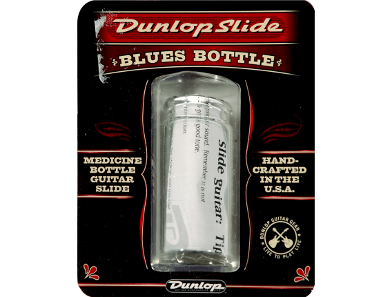 DUNLOP 273 - Bottleneck Verre "Blues Bottle", Clear Large Regular