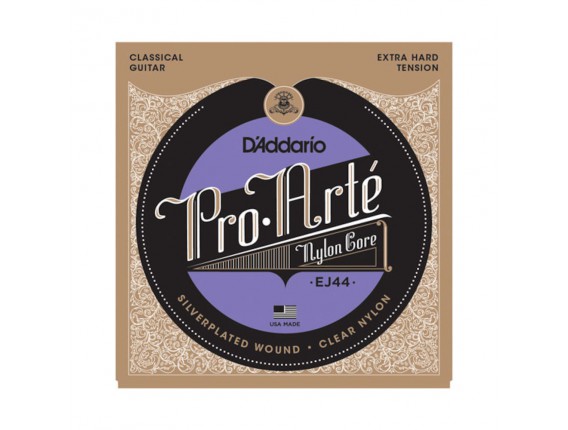 D'ADDARIO EJ44 - Jeu de Cordes en nylon pour guitare classique Pro-Arte, Tirant Extra Fort