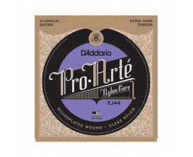 D'ADDARIO EJ44 - Jeu de Cordes en nylon pour guitare classique Pro-Arte, Tirant Extra Fort