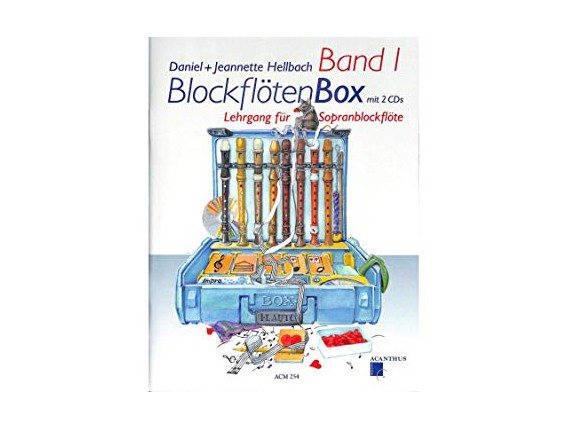 LIBRAIRIE - Hellblock David - Blockfloten Box - Bend 2+2 cd's - Hal Leonard