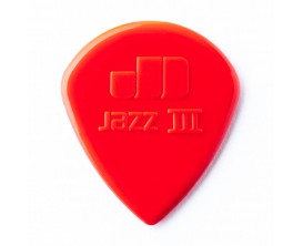 DUNLOP 47R3S- Sachet de 24 médiators Nylon Jazz I II & III 1.38 mm