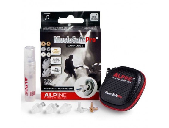 ALPINE MusicSafe Pro - Protections auditives Pro, 3 filtres interchangeables