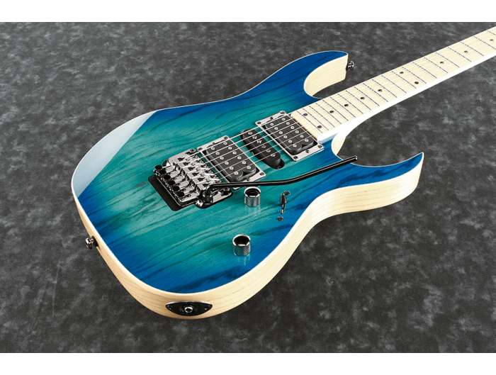 IBANEZ RG370-AHMZ-BMT - Guitare électrique RG Série standard, (blue burst)  (no bag no case) - Rockamusic