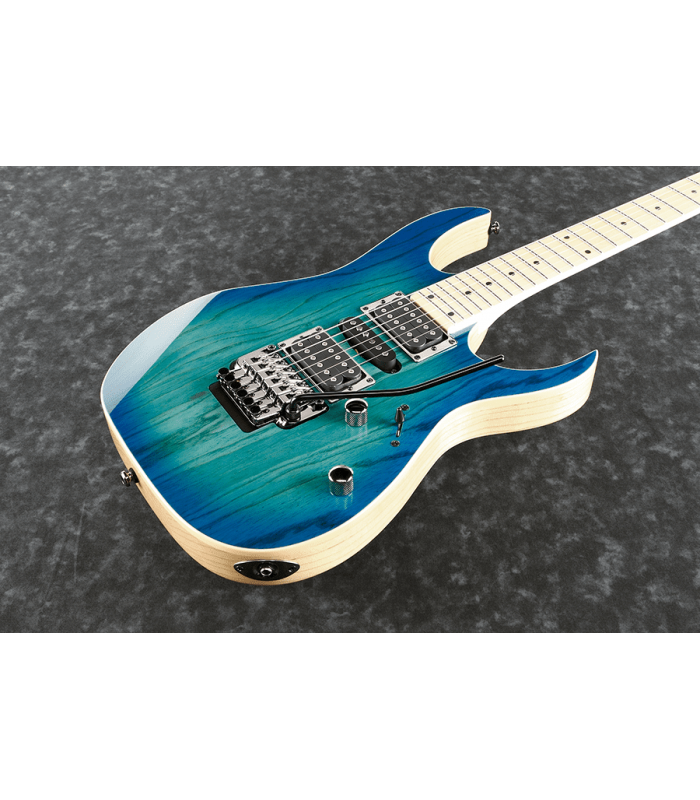IBANEZ RG370-AHMZ-BMT - Guitare électrique RG Série standard, (blue burst)  (no bag no case) - Rockamusic