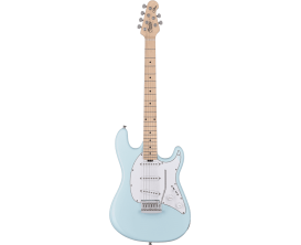 STERLING CT30SSS-DBL-M1 - Guitare type strat STERLING by MUSICMAN - Touche claire - Micros HSS - Finiton :Daphne Blue